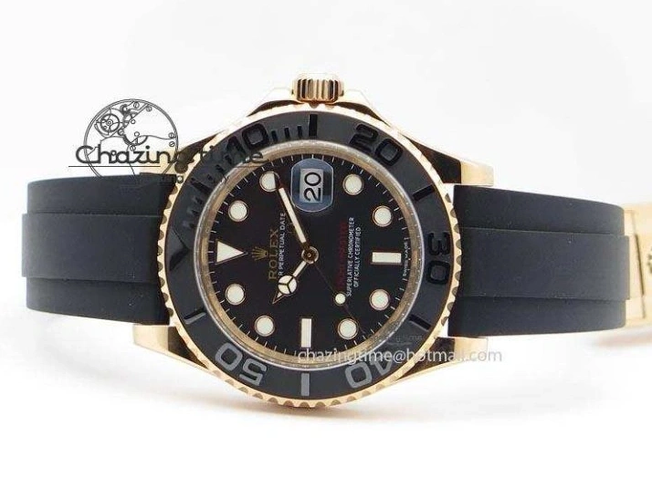 Strap Bezel Extra Strap) 116655 Black Rubber Edition (Free A2836 On 1:1 Noob Ceramic Best Black Yacht-Master 0323